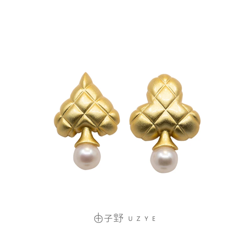 925银耳饰 【扑克耳钉】