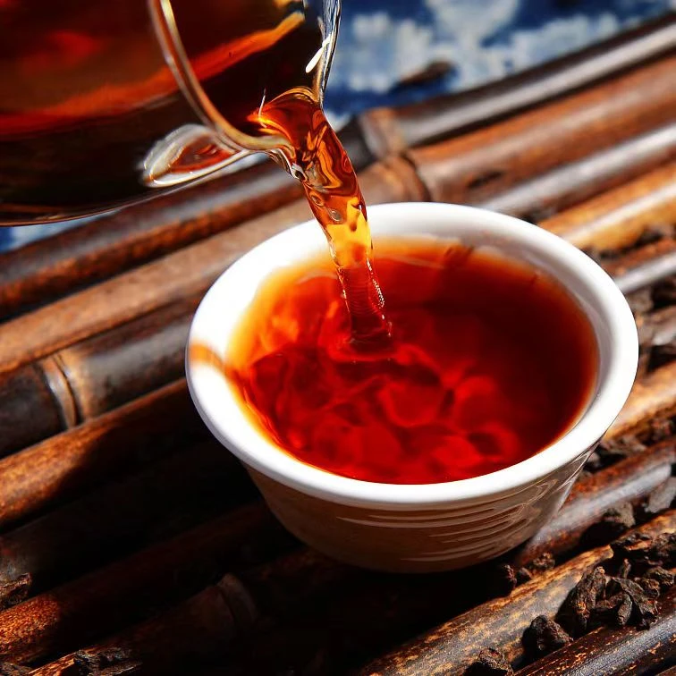 2015年 大益 御贡圆茶 普洱熟茶 200/g饼（包装拆封不退）
