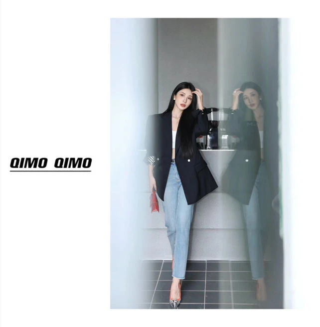 QIMO启茉（A21070#抹胸带垫背心）