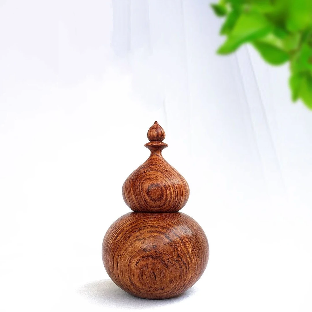 阿成家 缅甸花梨葫芦牙签盒