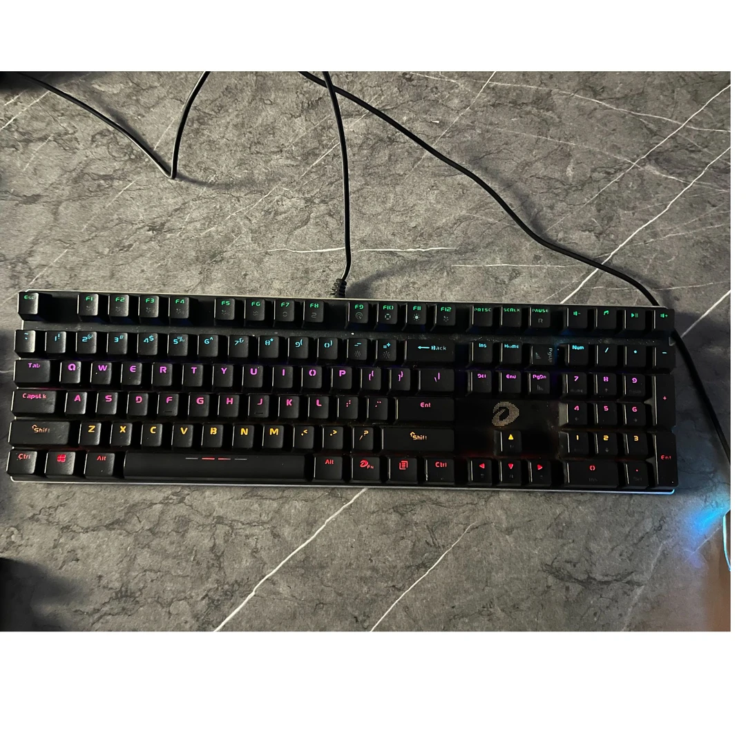 9新 达尔优 【机械键盘】CK533黑色 直播间看成色