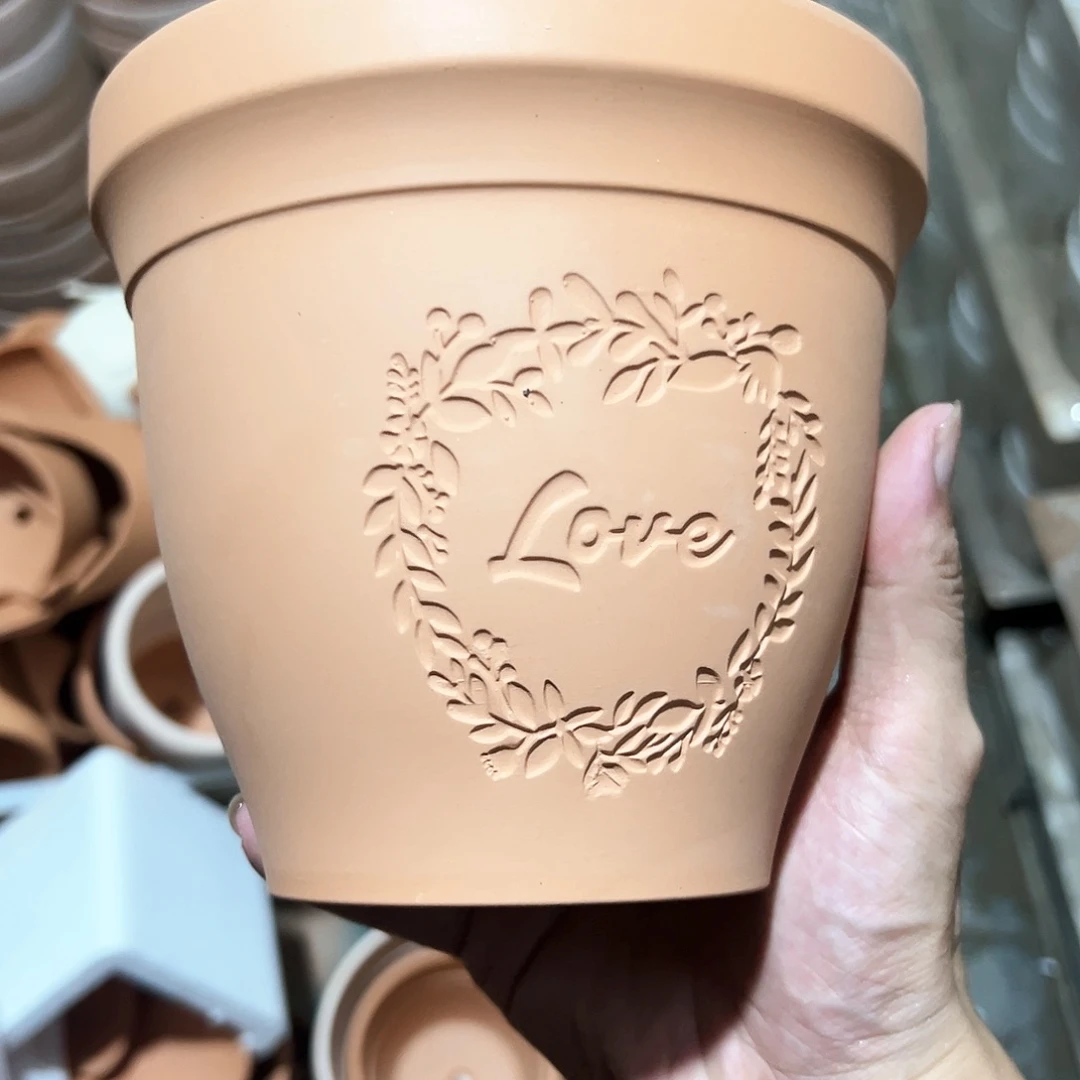 【闪购商品】红陶20CM以下大号花环16口14高1个