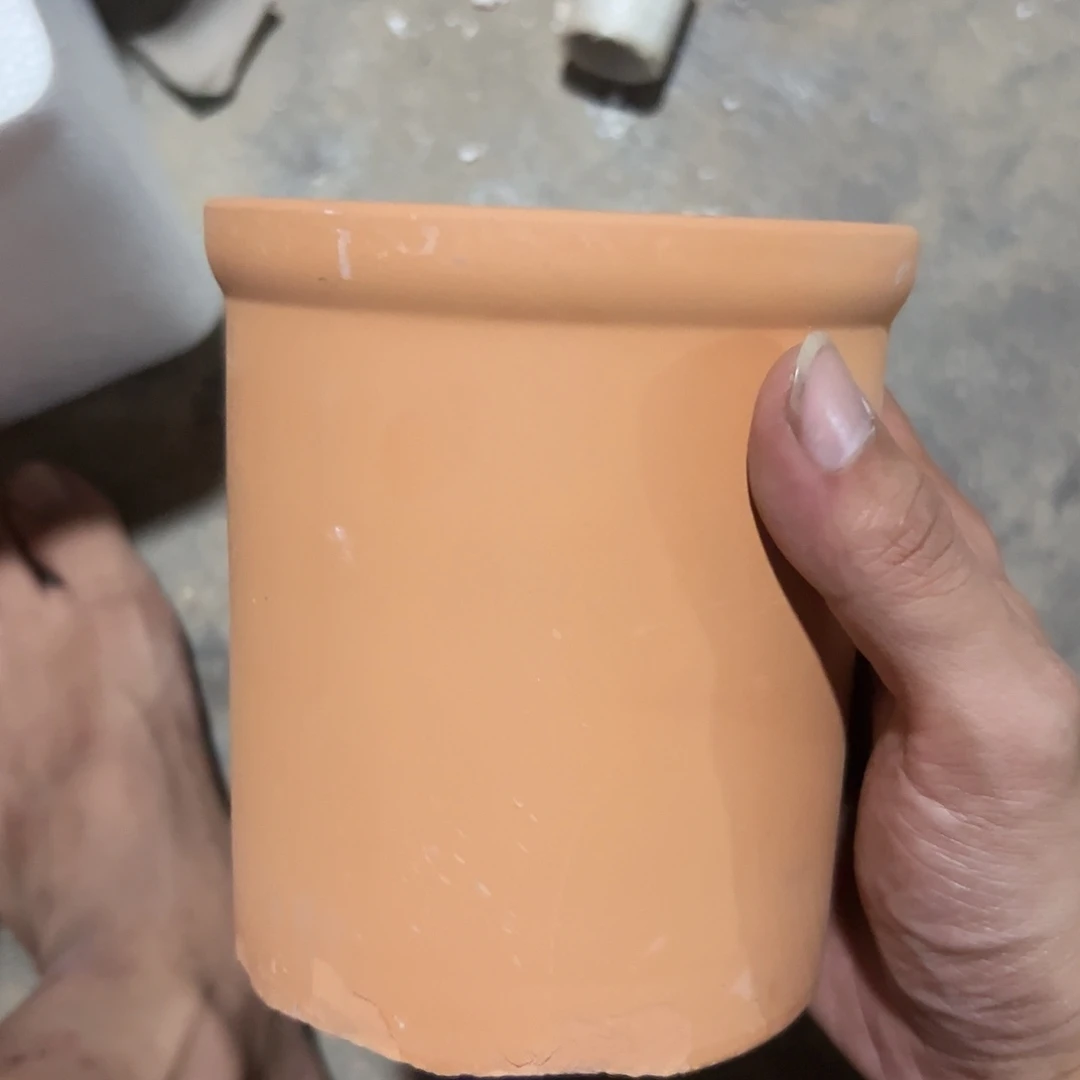 【闪购商品】红陶20CM以下直筒12口13高1个