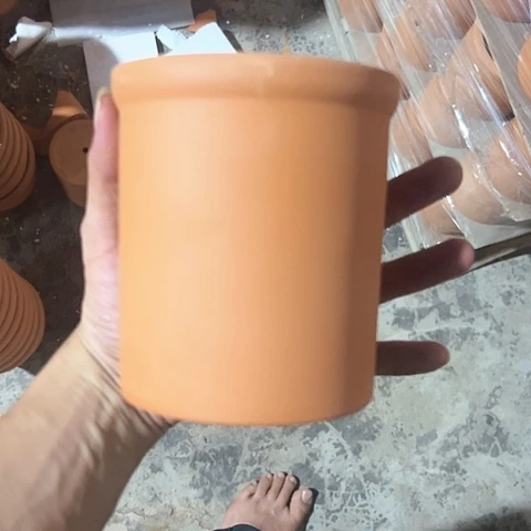 【闪购商品】红陶20CM以下红陶直筒12口13高1个