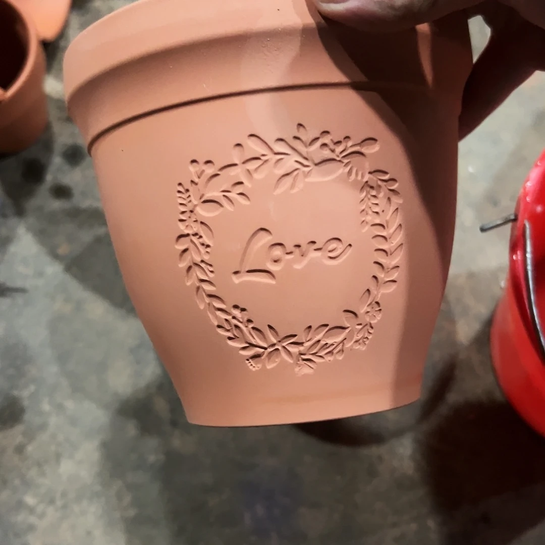 【闪购商品】红陶20CM以下大号花环16口14高1个