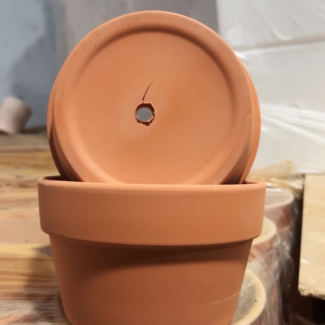 【闪购商品】红陶20CM以下15口9高裂底两只