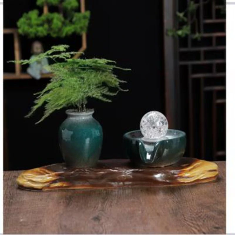 景德镇陶瓷流水摆件中型