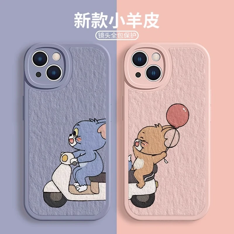 猫和老鼠手机壳适用苹果15pro情侣iPhone14pro新款13可爱12卡通11