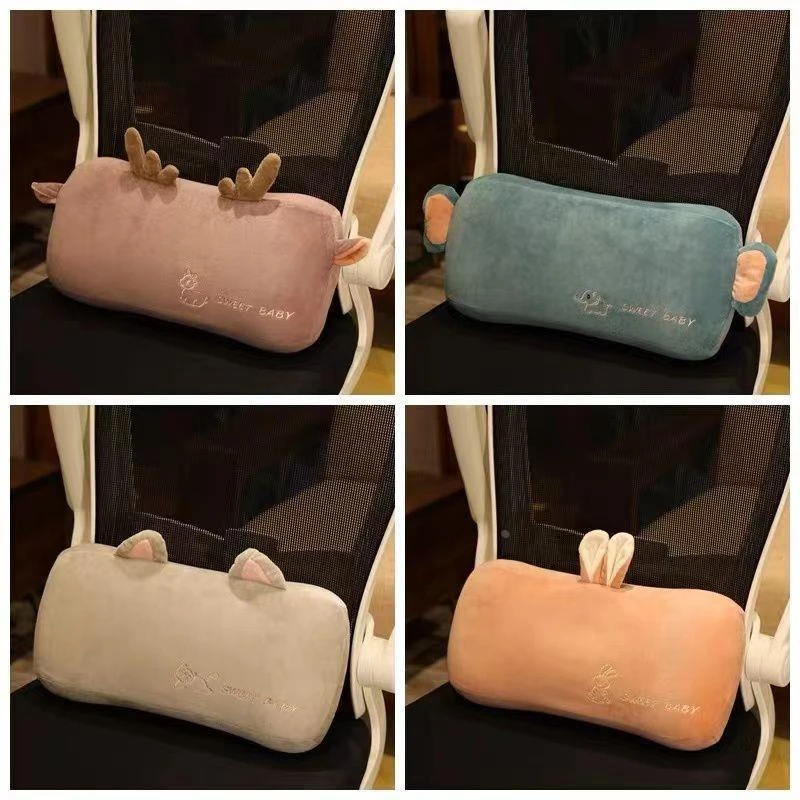 办公室腰枕椅子腰垫座椅记忆棉腰靠汽车靠枕护腰靠垫久坐腰椎神器