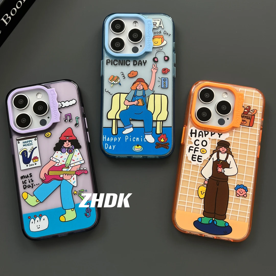 【升级版】时尚女孩高级感适用iphone15promax苹果手机壳14个性13