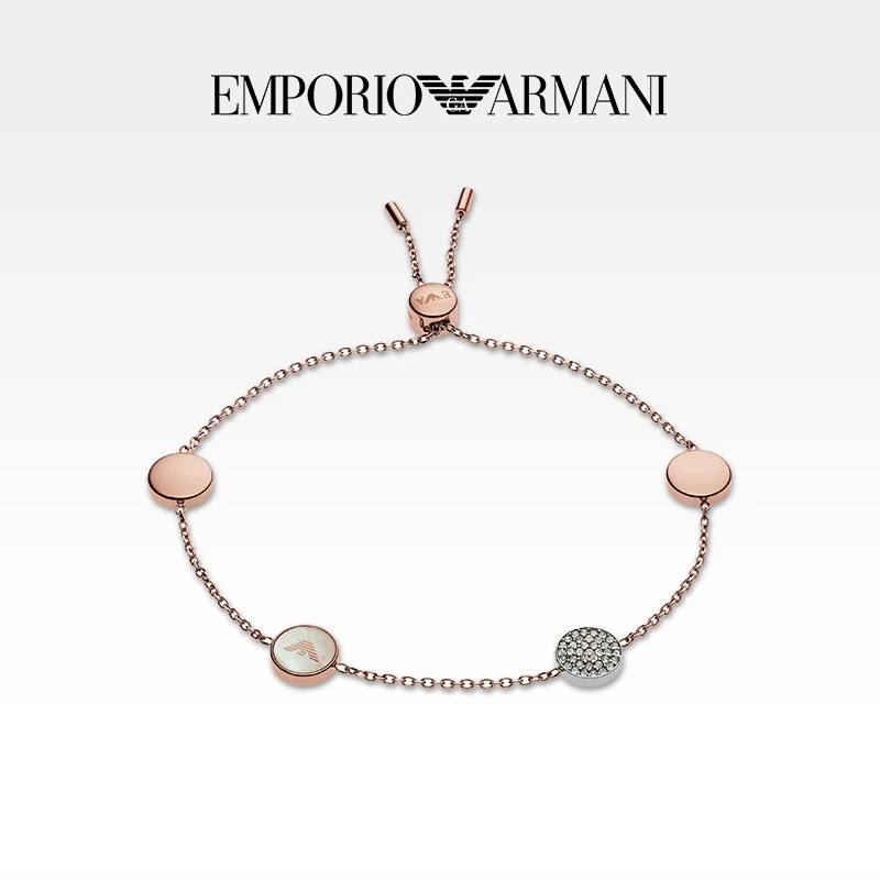 EMPORIO ARMANI 不锈钢手链 阿玛尼气质时尚串珠手链EGS2308221