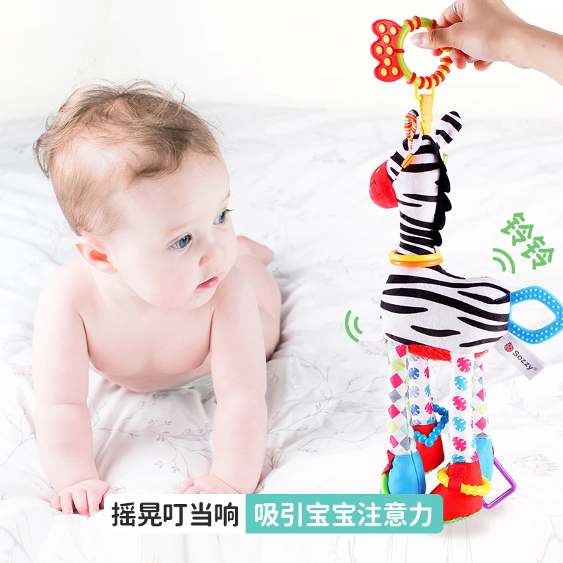 婴儿车玩具挂件宝宝床铃床头摇铃车载安全座椅安抚玩具推车挂件
