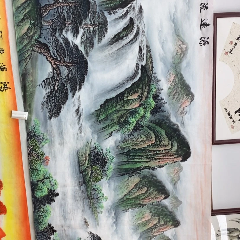 【闪购商品】绘画张****）小八尺手绘山水