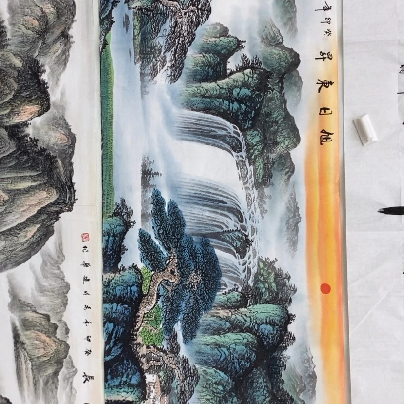 【闪购商品】绘画专****缝旭日东升