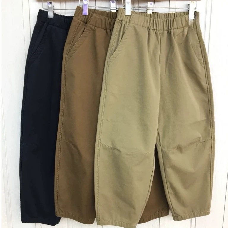 【品牌加工单断码清货】24年秋冬新款加绒加厚时尚百搭时髦精气球裤