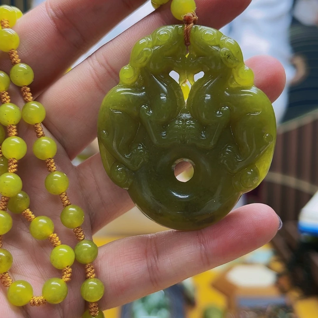【闪购商品】岫玉挂件未镶嵌