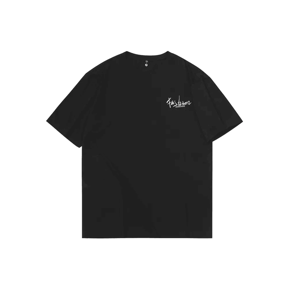 夏季新款短袖兔子印花设计T恤男T1753潮流时尚休闲宽松百搭