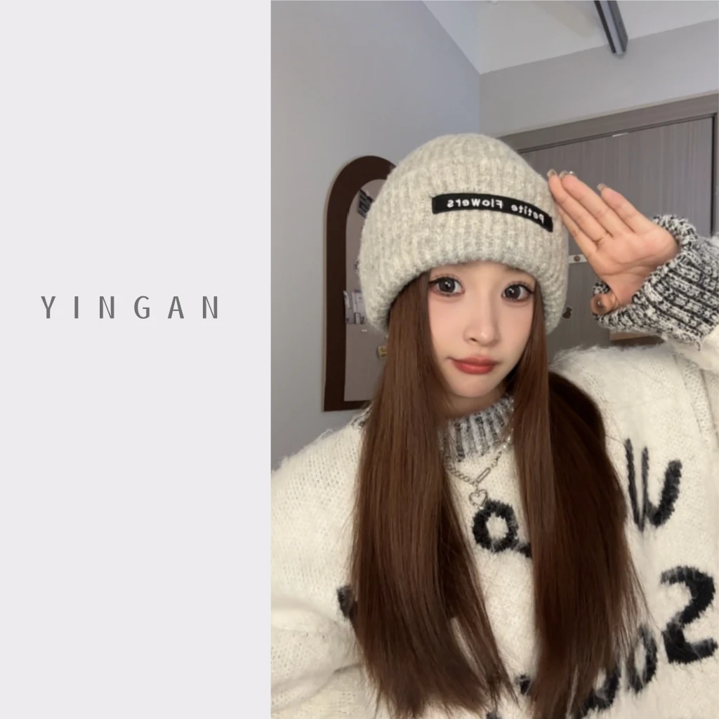原创设计/质感超好！冷帽针织2024堆堆帽新款秋冬潮酷大头围包头帽