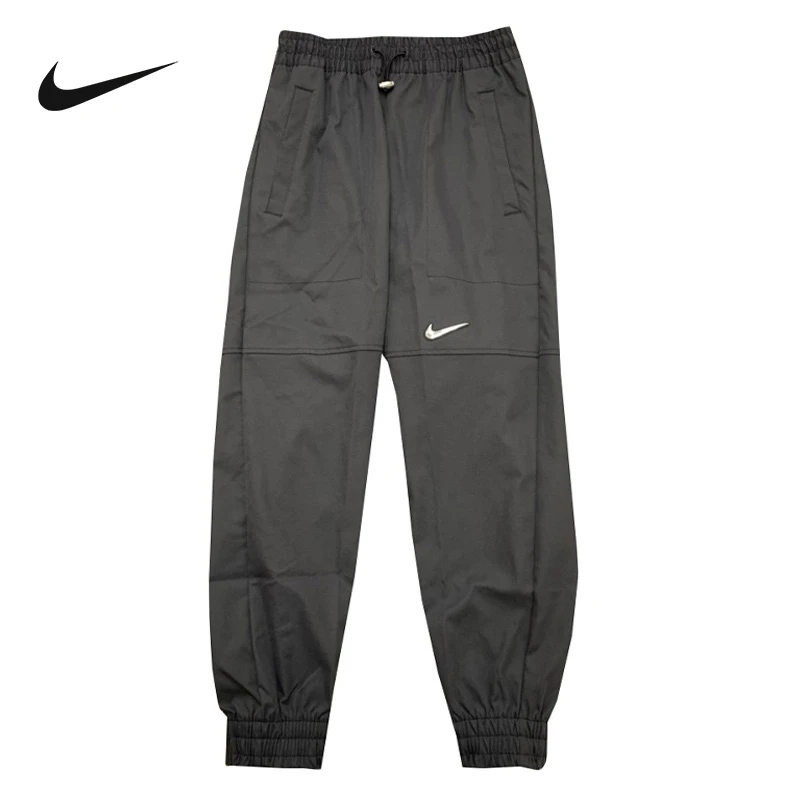 NIKE/耐克DN4848-010   女款休闲时尚运动百搭宽松收紧腰梭织长裤