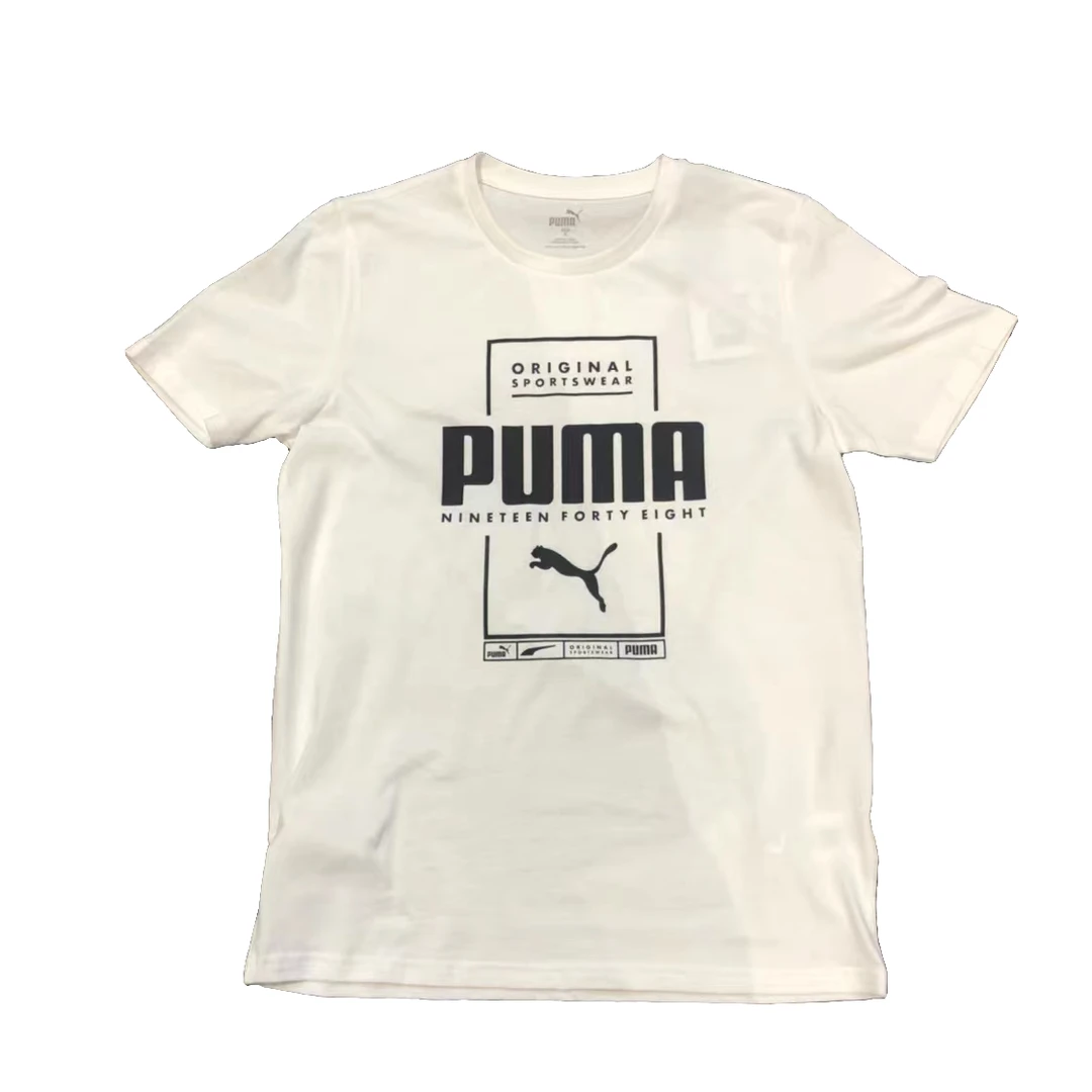 PUMA/彪马 C450 586586-02 男士运动圆领潮流白色短袖 P24-1-01