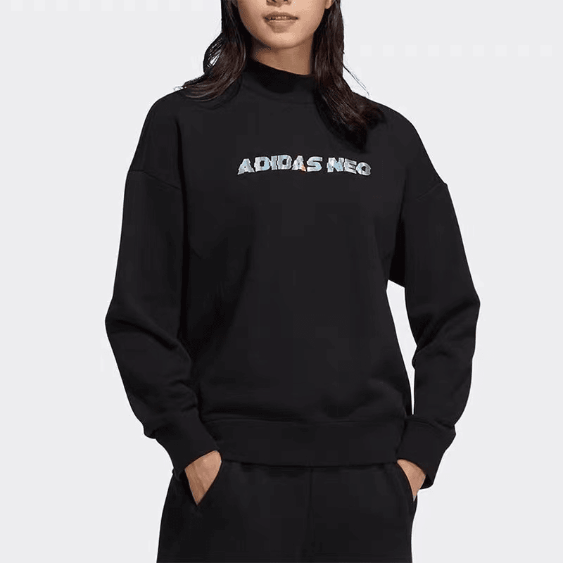 adidas/阿迪达斯 A083 女子运动针织时尚休闲宽松长袖 D6-1-04