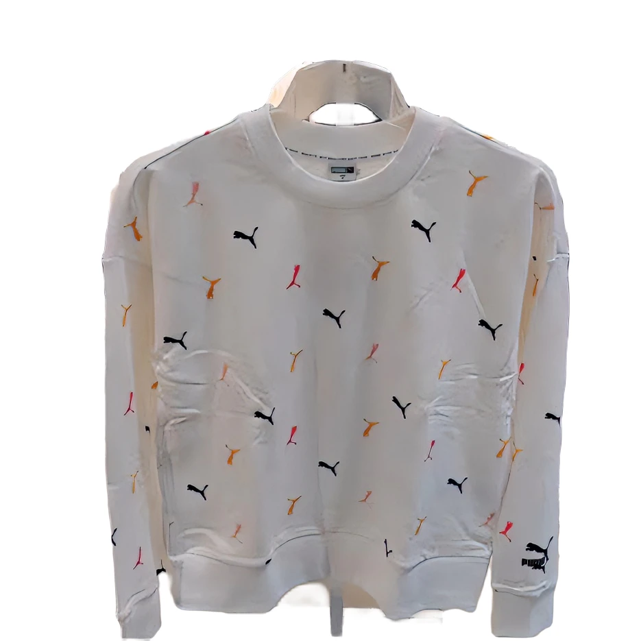 PUMA/彪马 C288 533153-02 女款时尚休闲印花圆领卫衣 P15-1-04