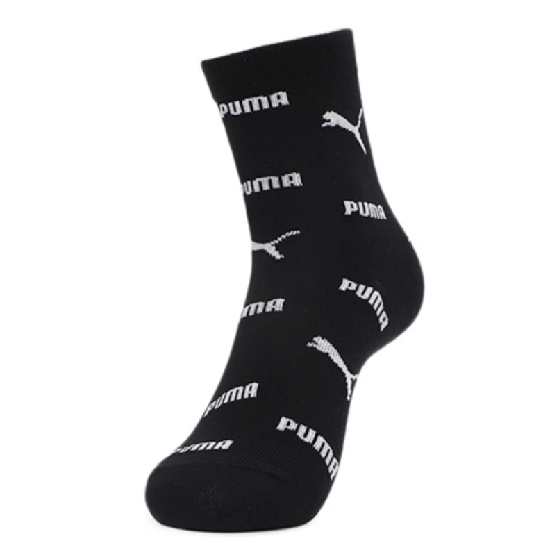 PUMA/彪马 C0083 935395-01 中性黑色百搭潮流中筒袜子 P1-2-03