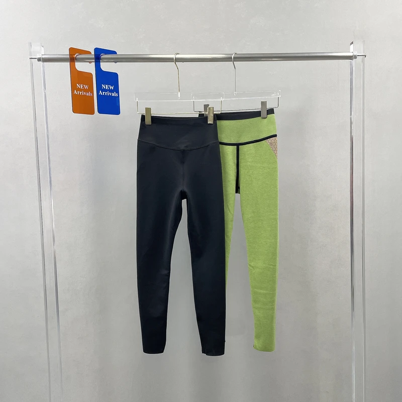 2024秋冬新款薄绒外穿打底裤女高腰修身鲨鱼裤塑性保暖芭比裤9247