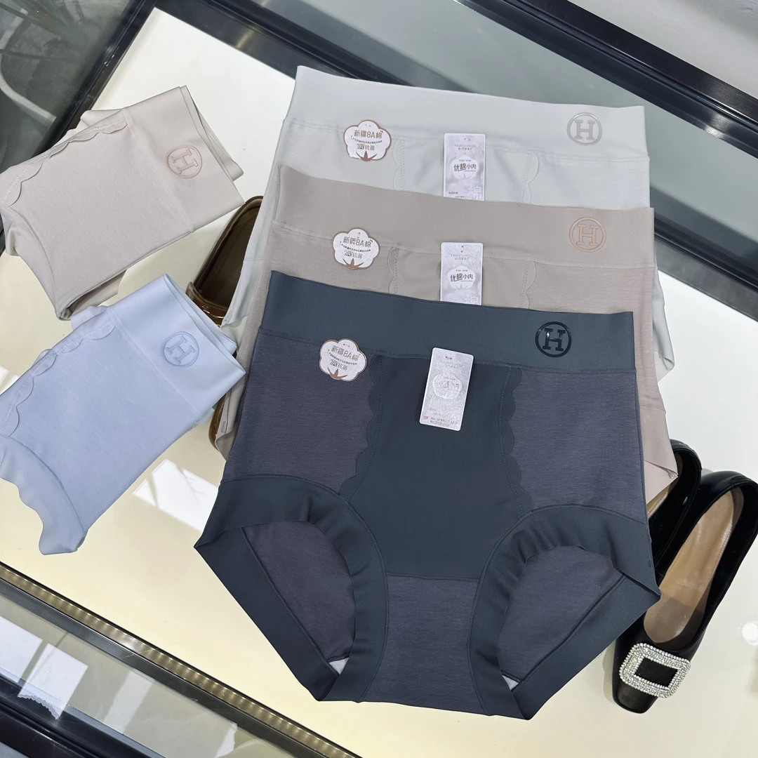BL6106（80-160）-新款女士舒适透气简约内裤高弹三角裤短裤