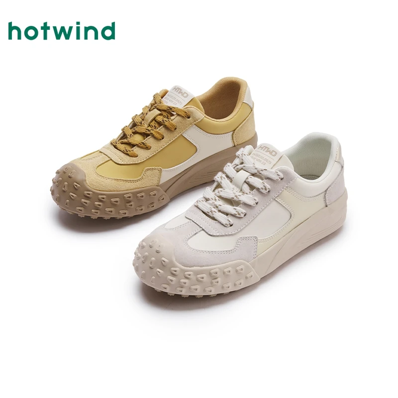 热风2025年春季新款女士时尚休闲鞋H14W25520