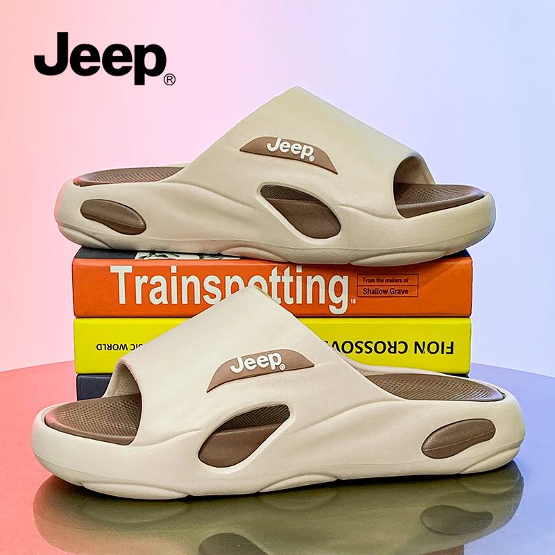 JEEP吉普潮牌拖鞋男款夏季外穿2025新款运动凉鞋男士夏天沙滩凉拖