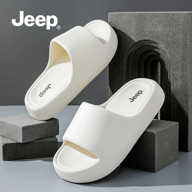 JEEP吉普运动拖鞋男款夏季外穿2025新款厚底凉鞋男士外出防滑凉拖