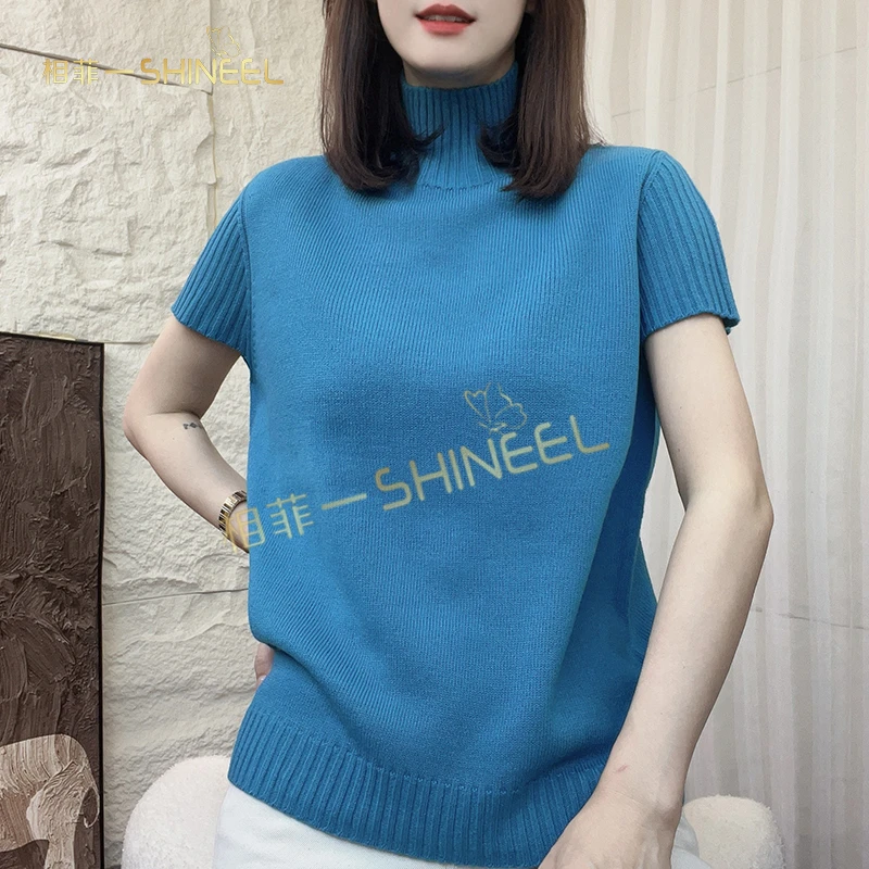相菲一精品2024秋冬可机洗一线成衣螺纹半高领时尚百搭毛针织衫