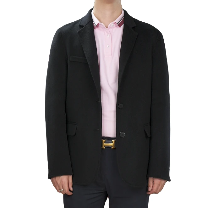 【100%山羊绒】【男款西装】西装商务休闲修身单排扣西服外套