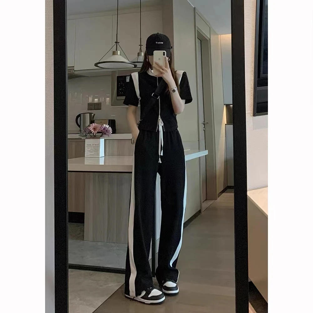 23085 休闲运动显瘦时尚套装 B31