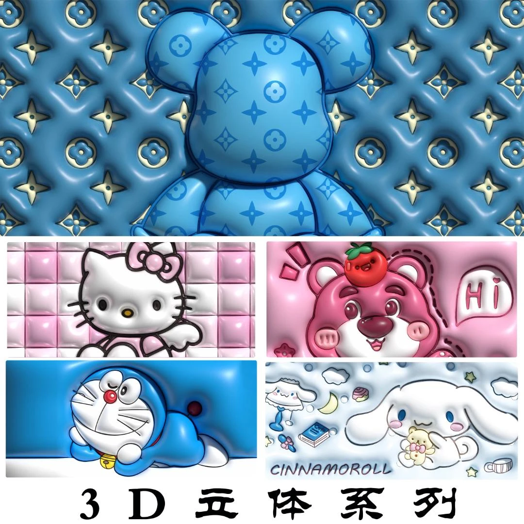 3D立体系列鼠标垫游戏键盘垫鼠标垫周边超大号电脑创意锁边加厚