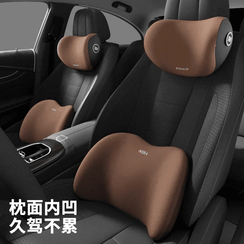 车载座椅背垫靠颈垫记忆棉车内汽车靠椅汽车腰枕吉利靠背专用腰垫