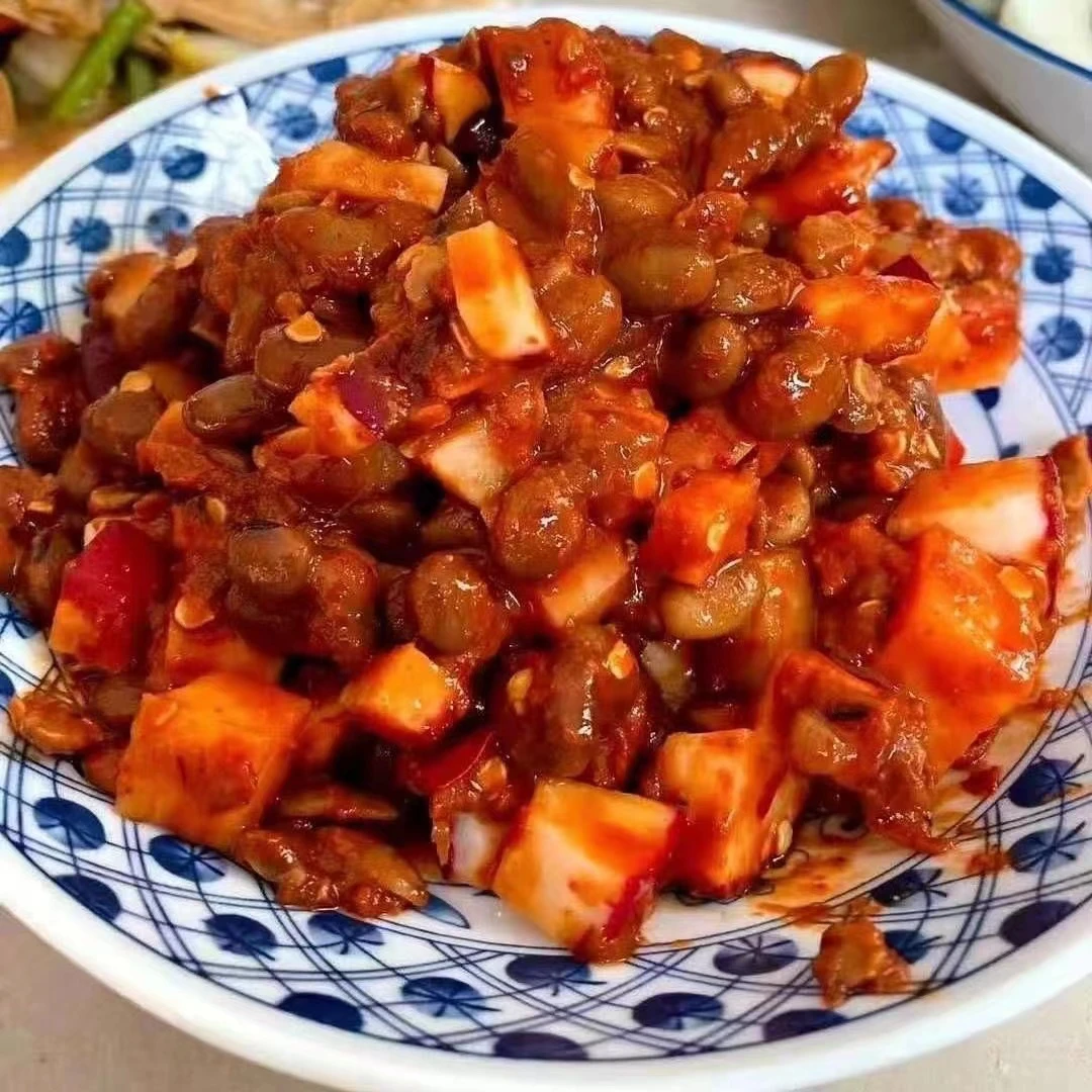 山东萝卜特产鲜盐豆农家草捂盐豆子苏北山东臭豆酱豆香辣臭盐豆子