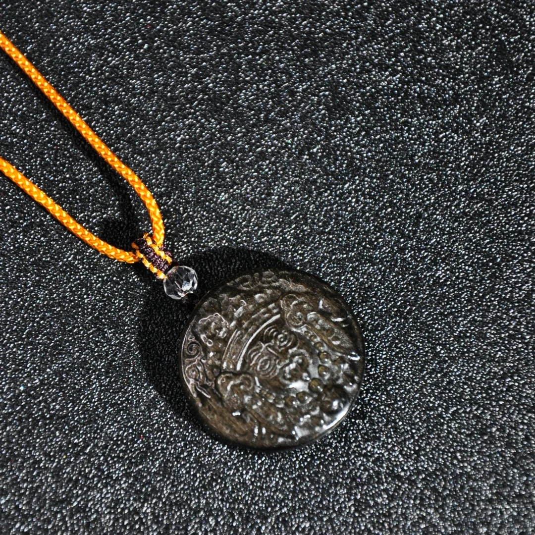 非金属布艺吊坠 【千万福】扎基民族风金曜编织项链-A1090208