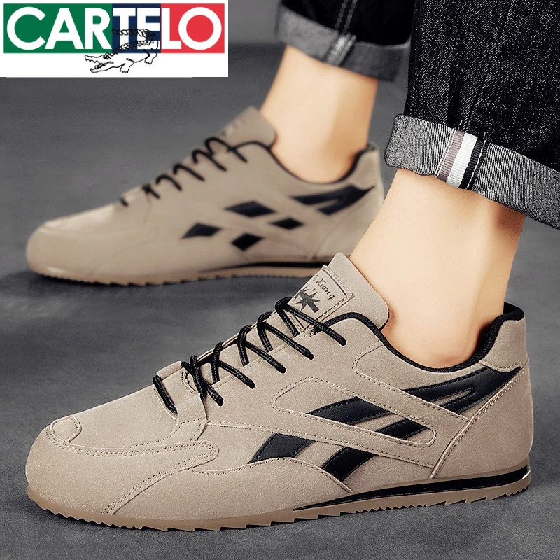 卡帝乐鳄鱼板鞋男鞋痞帅高级感2025新款爆款潮鞋透气休闲鞋子男士