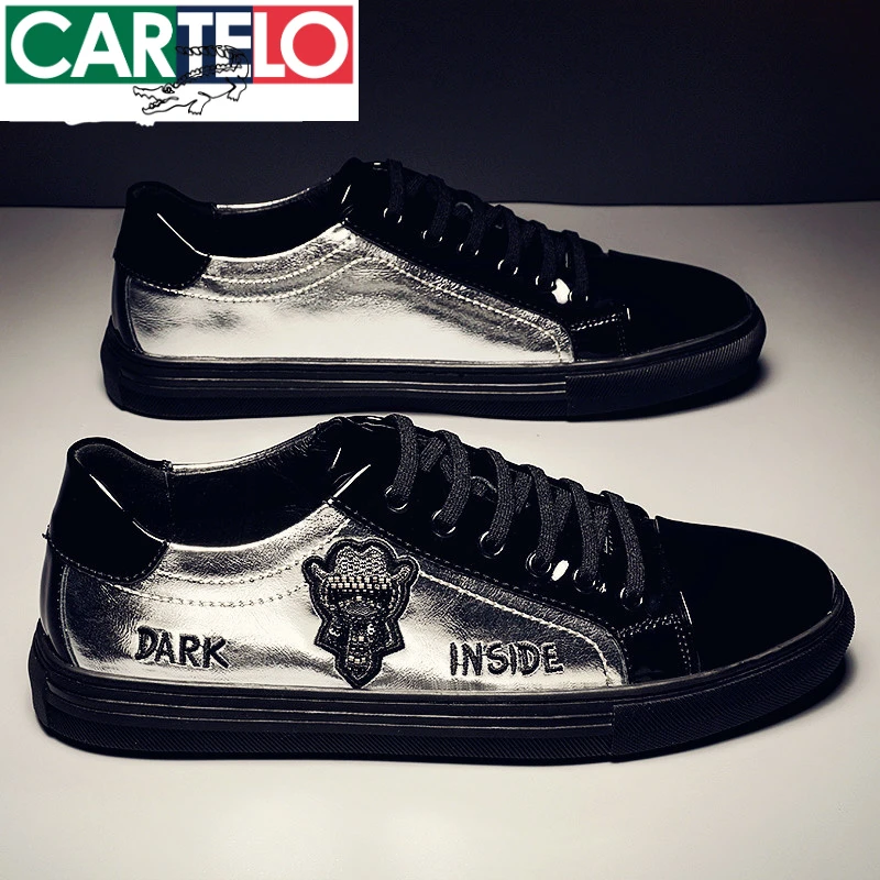 透气工作秋季2025新款爆款轻奢潮牌休闲皮鞋运动鞋子男生鞋子