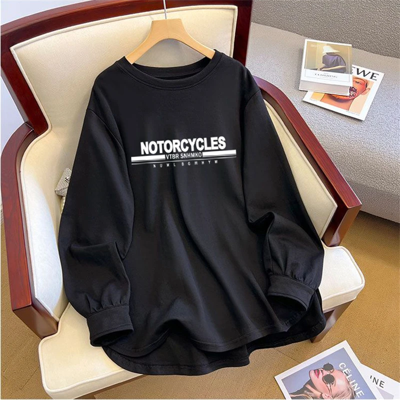 HONG JIA LIN/虹嘉琳宽松大码长袖卫衣300斤秋冬加绒加厚休闲百搭