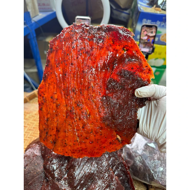 猪肉脯大片原切特产猪肉干即食零食