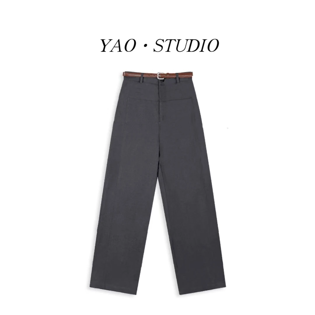 2025新款显瘦显高休闲裤时尚宽松百搭直筒裤