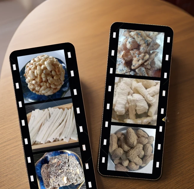 【余江老果子】豆角酥麦芽糖糖饼米花果灯芯糕芝麻片油早寸金糖2包