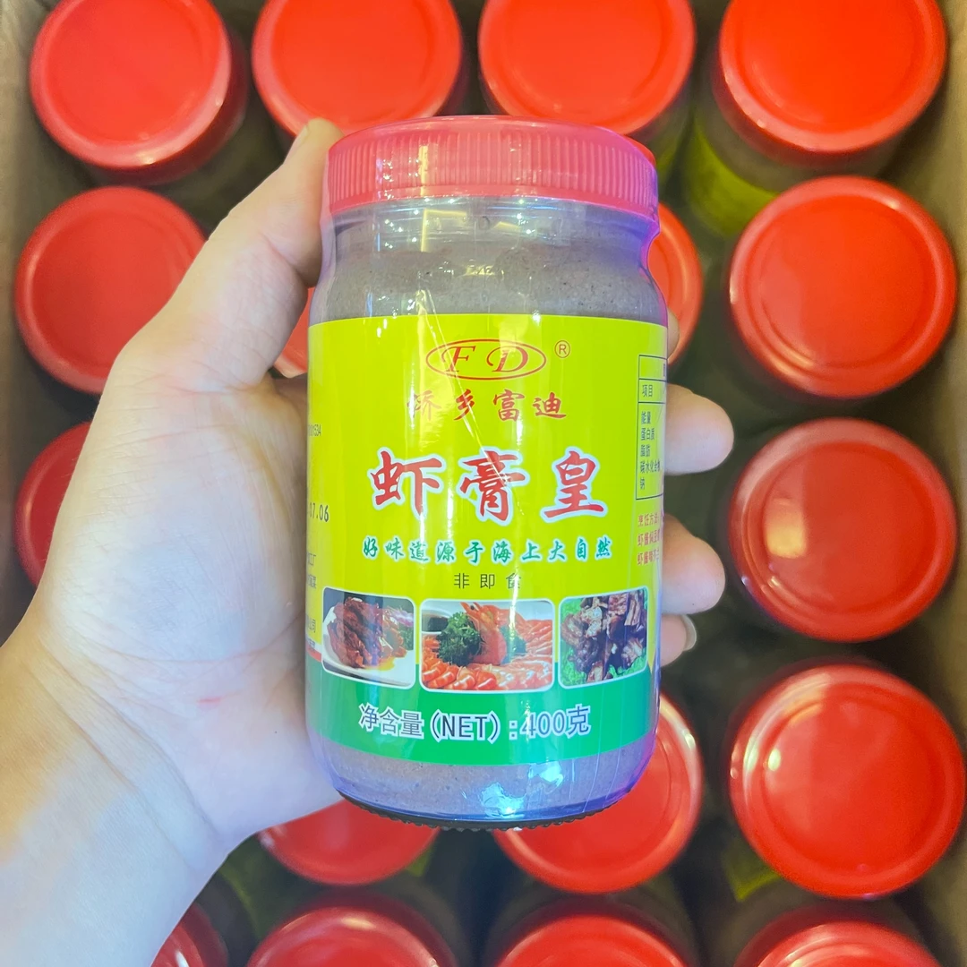 台山特产 川岛咸香虾酱 虾膏皇 海鲜调味酱 400g