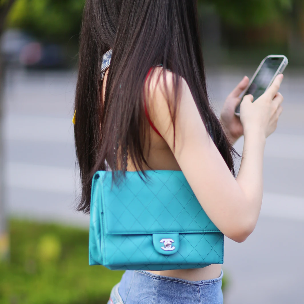 95新 Chanel/香奈儿 5948|香奈儿链条单肩包|二奢包包