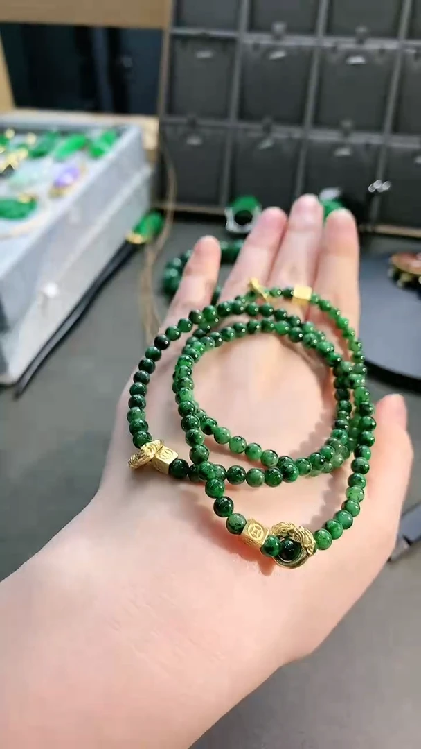 【闪购商品】翡翠手串银S925镶嵌手串 多样性发货（发一条）
