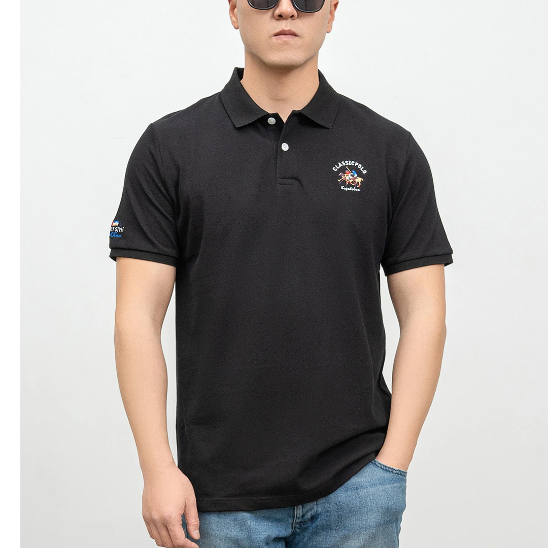 7302#大码POLO衫男加肥加大号胖子肥佬翻领纯棉透气短袖t恤保罗衫
