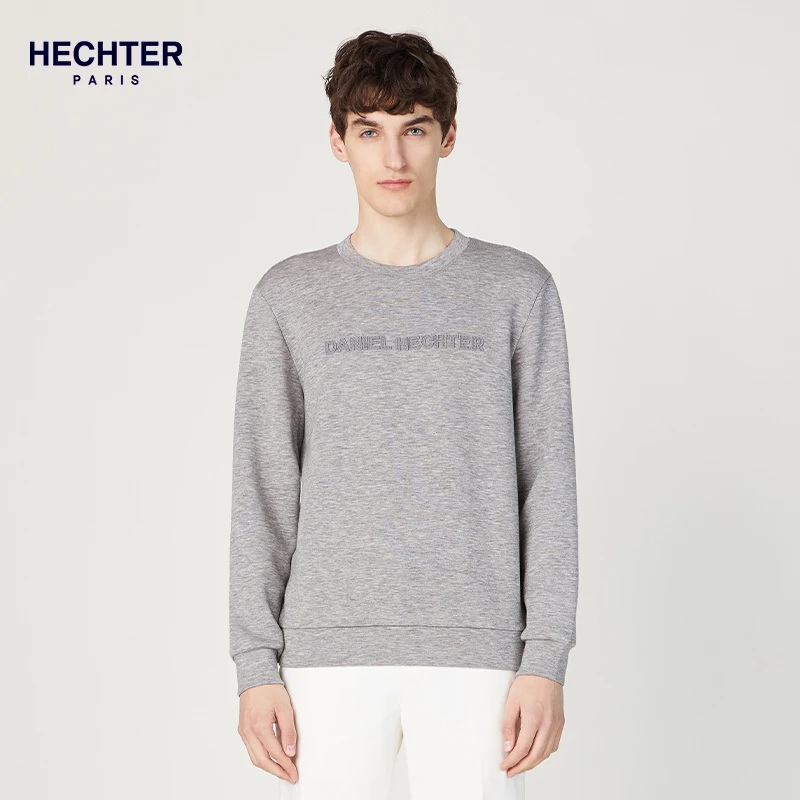 【商场同款】HECHTER卫衣男秋冬新品套头长袖上衣DT31801